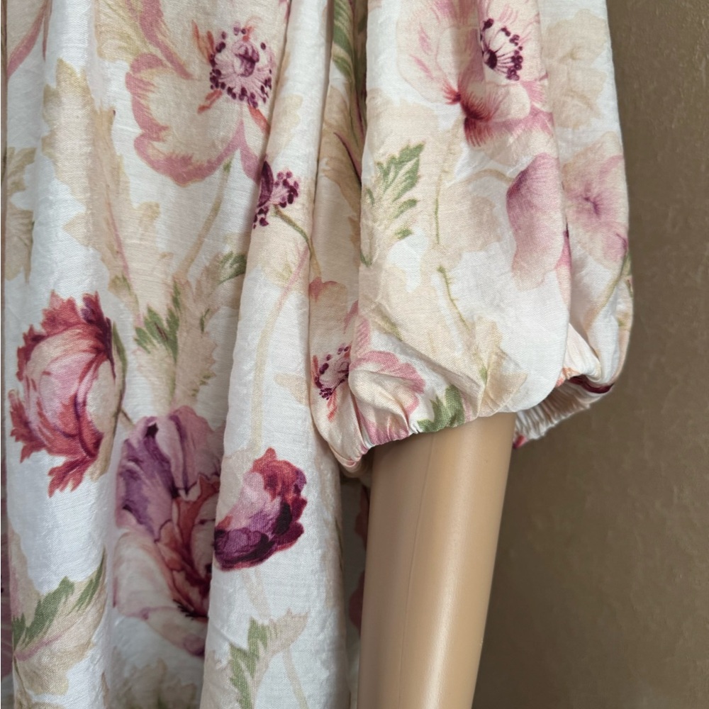 H&M Floral Puff Sleeve Blouse - Picture 5 of 11